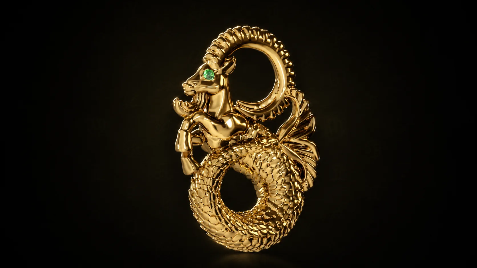 Capricorn pendant