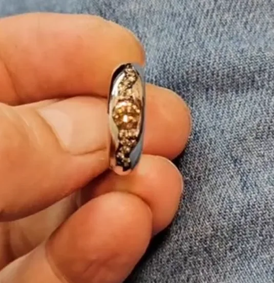 Smoky Quartz Flow Ring real jewelry photo