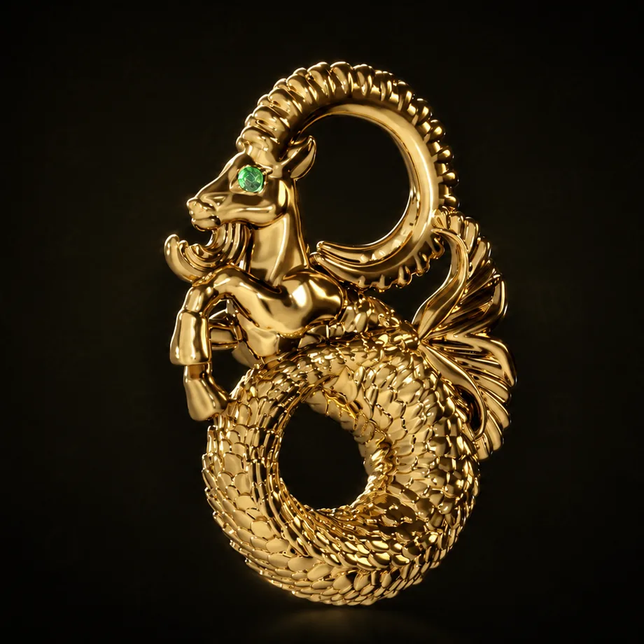 Capricorn pendant