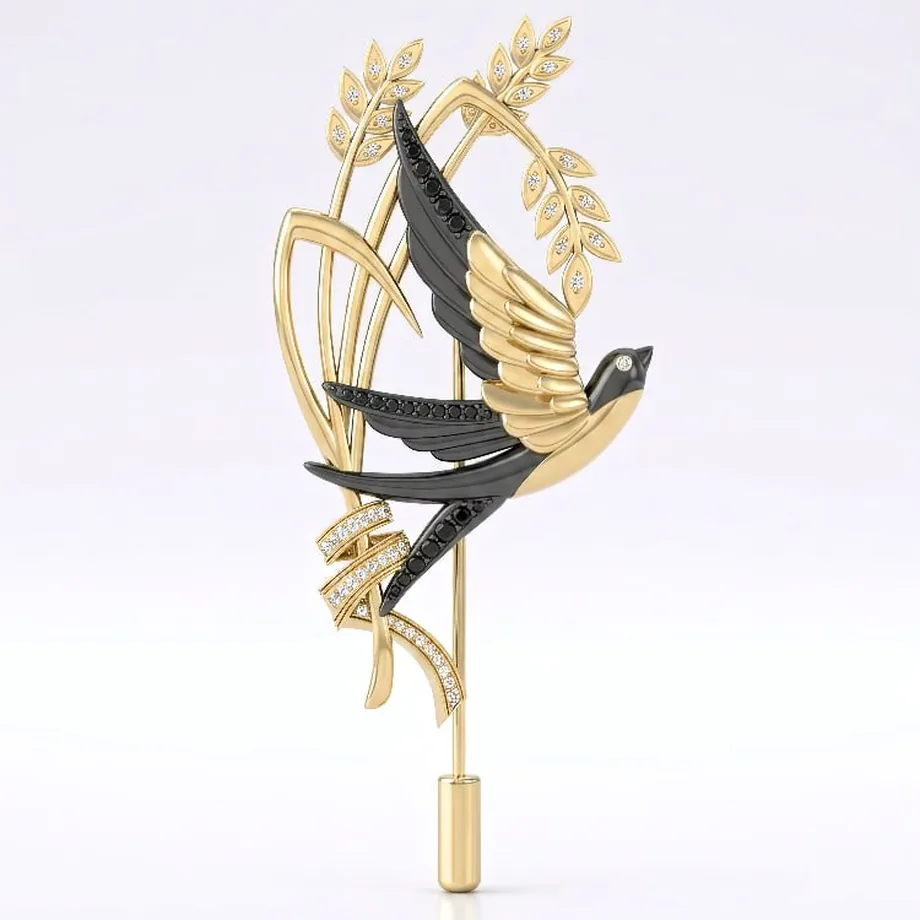 Penza Swallow Brooch